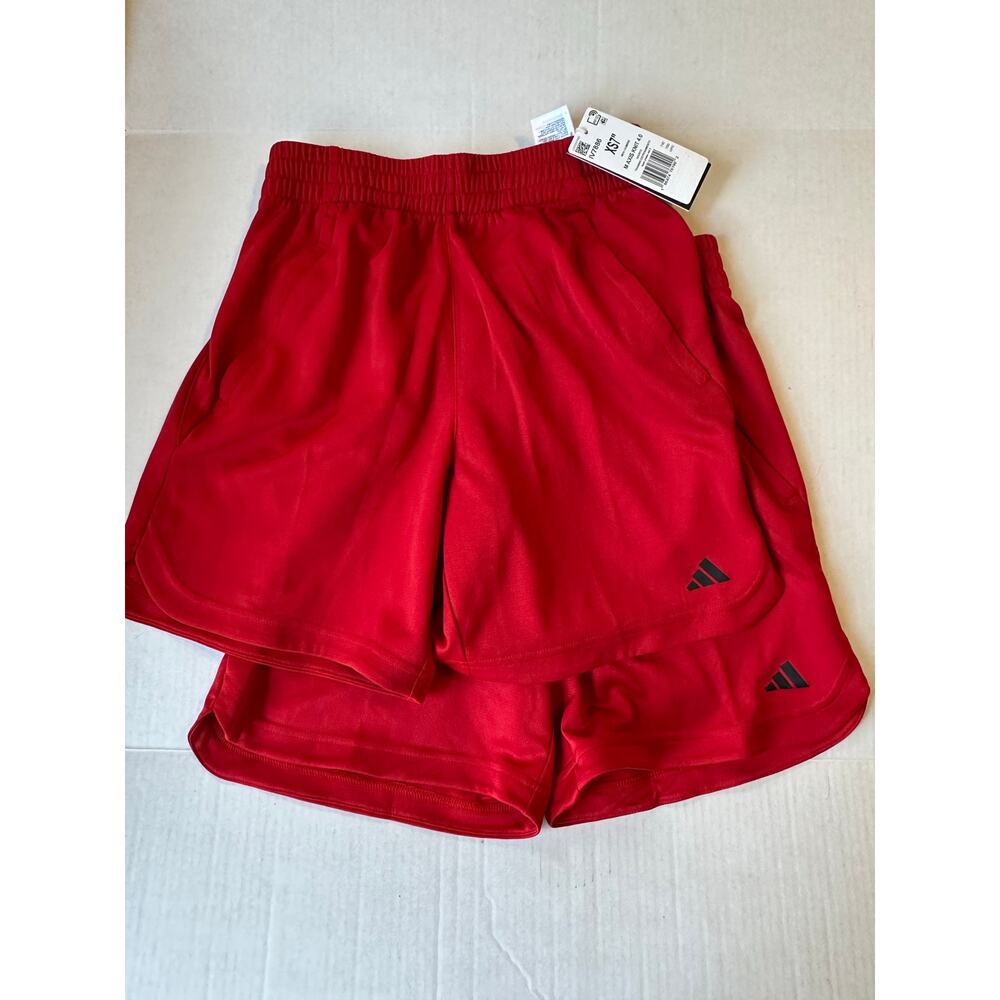 NEW Adidas Mens Shorts Bundle of 2 Pairs Red Axis‎ Sz XS